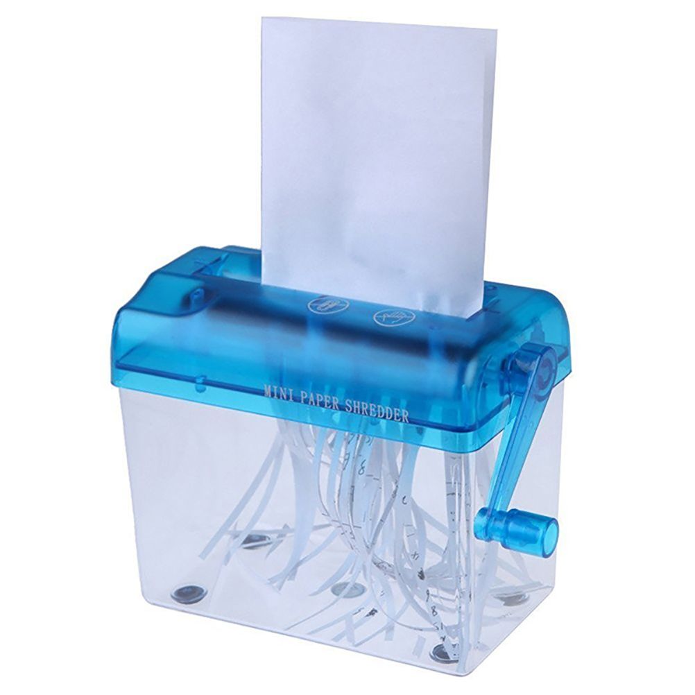 Portable Mini Shredder Manual Paper Documents Cutting Tool for Home Office view 6