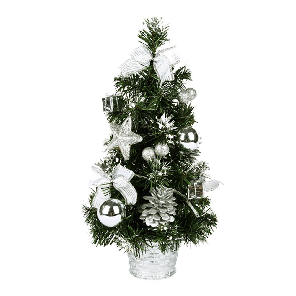 40cm Artificial Tabletop Christmas Tree Mini Xmas Decoration Tree with LED view 4