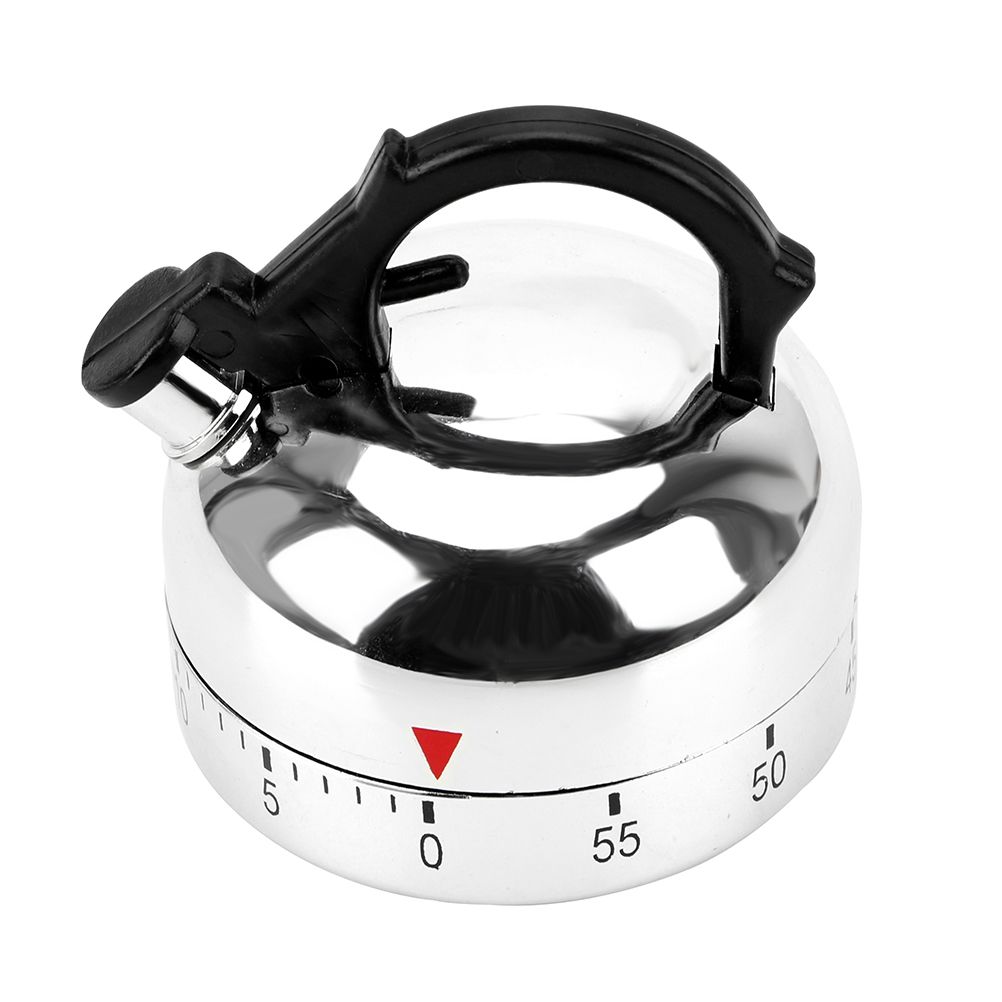 Kettle Shaped Timer Kettle Mechanical Timer 60 Minute Countdown Alarm — image 1