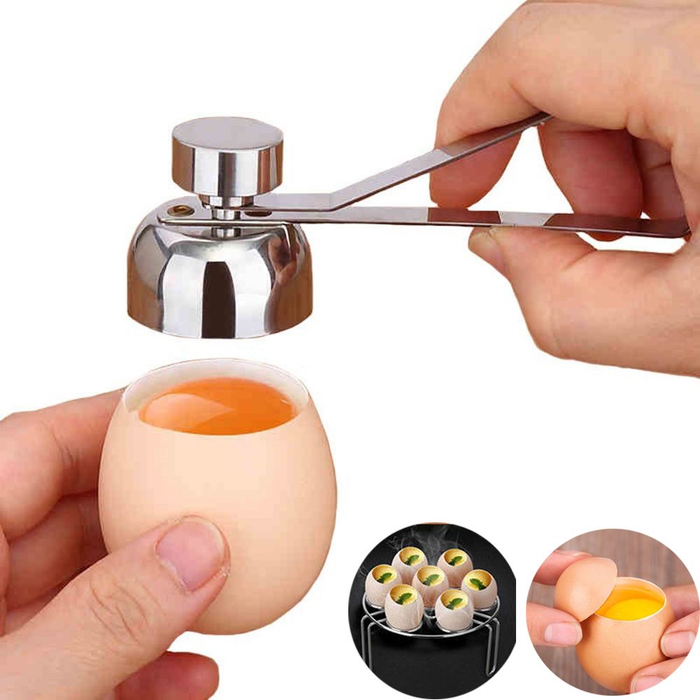 Practical Stainless Steel Egg Topper Cutter Boiled Egg Shell Opener Tool view 7