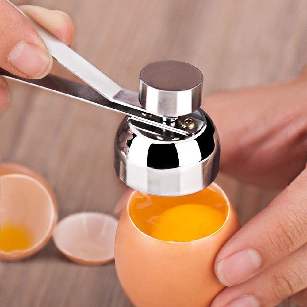 Practical Stainless Steel Egg Topper Cutter Boiled Egg Shell Opener Tool view 6