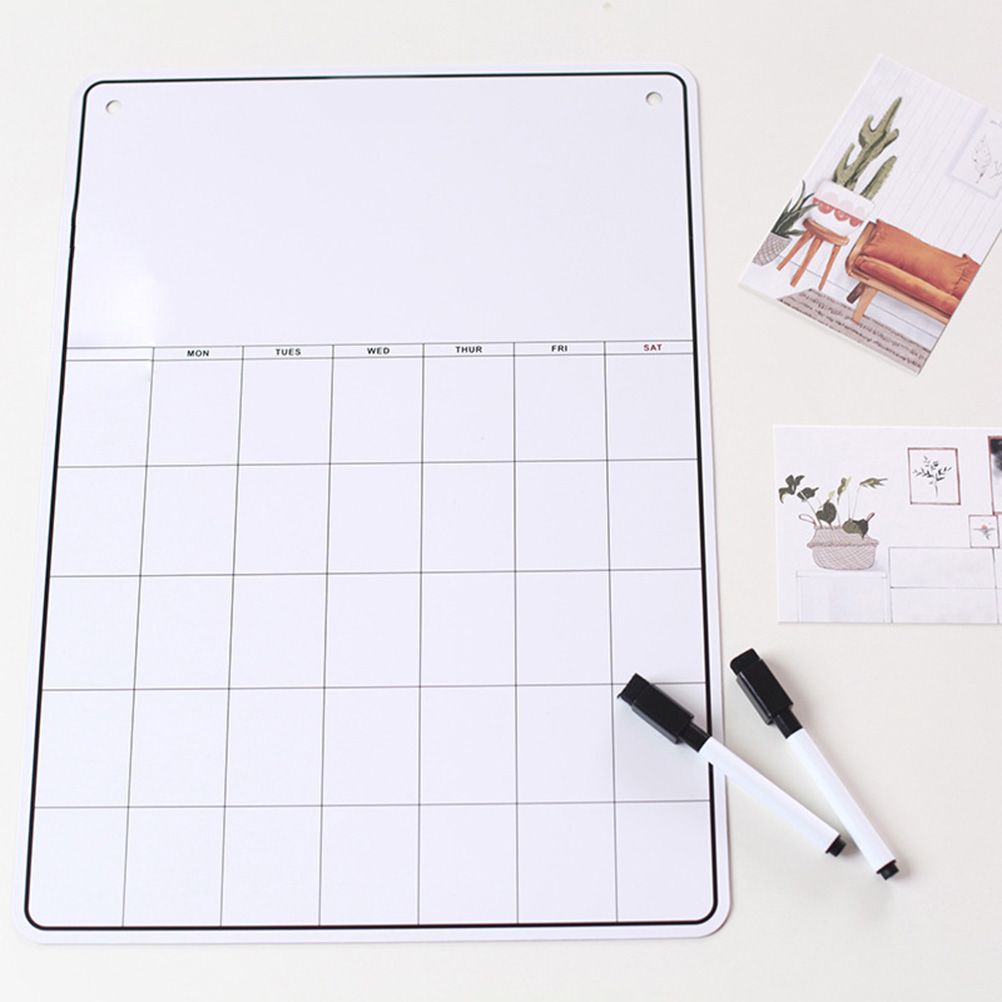Whiteboard Monthly Planner Refrigerator Magnetic Message Board Memo Boards view 3