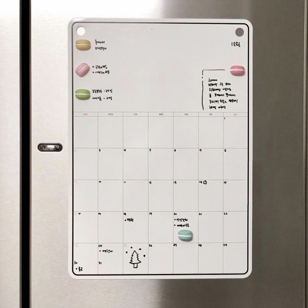 Whiteboard Monthly Planner Refrigerator Magnetic Message Board Memo Boards view 7