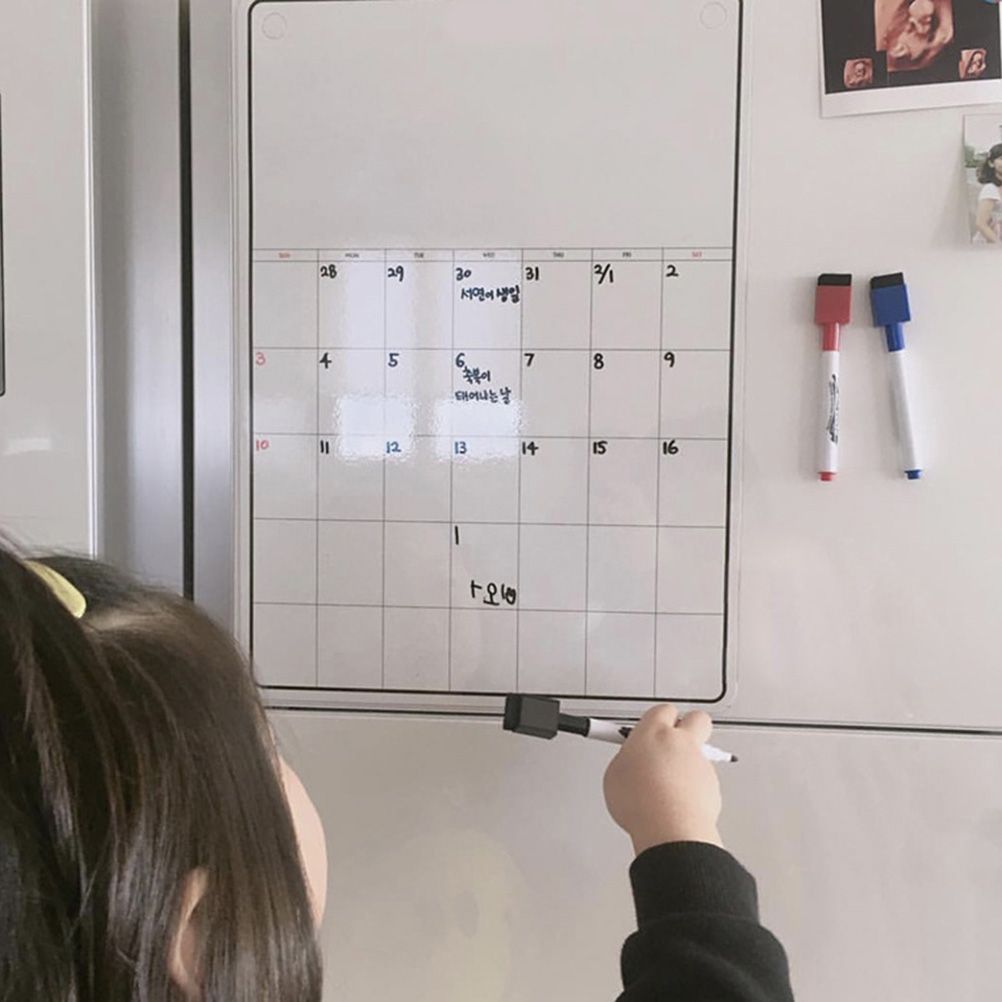 Whiteboard Monthly Planner Refrigerator Magnetic Message Board Memo Boards view 8