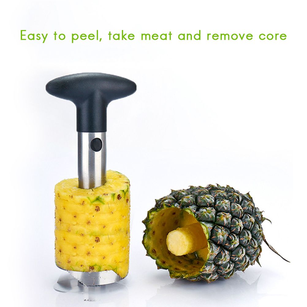 Stainless Steel Pineapple Grater Cutter Kitchen Gadget Fruit Peeler Corer view 4