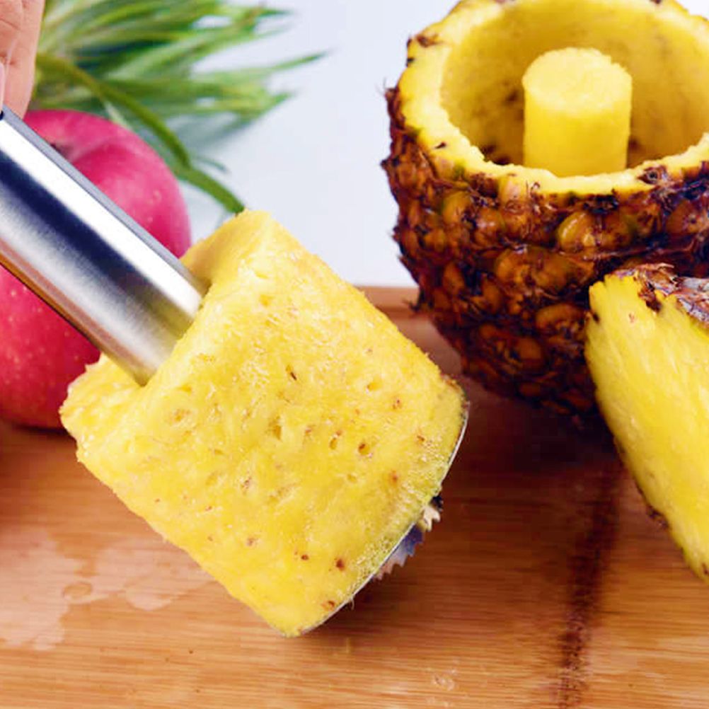 Stainless Steel Pineapple Grater Cutter Kitchen Gadget Fruit Peeler Corer view 5