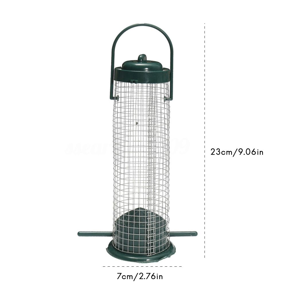 Plastic Bird Feeder Wire Grids Bird Wild Outdoor Garden Hanging Feeder view 2