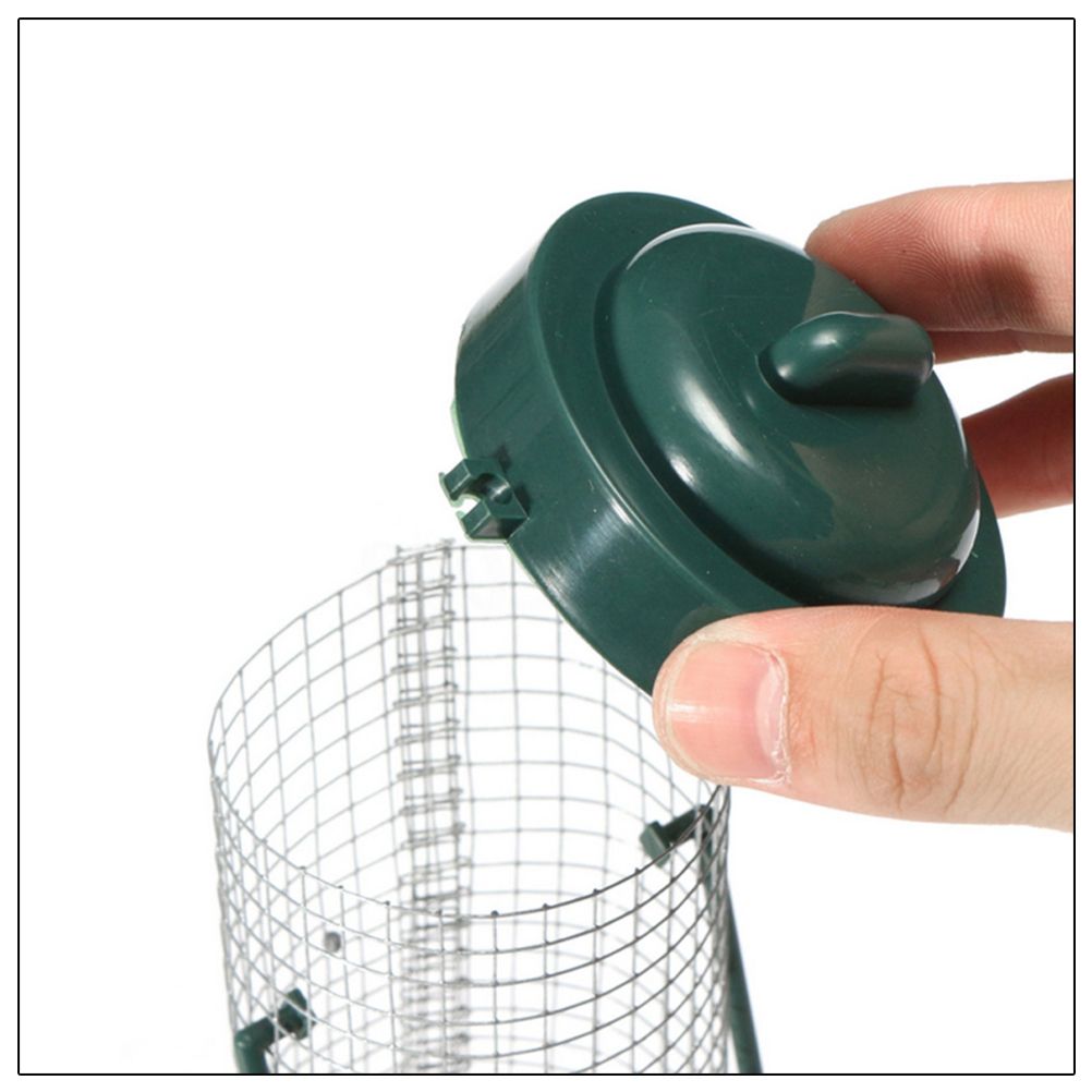 Plastic Bird Feeder Wire Grids Bird Wild Outdoor Garden Hanging Feeder view 6