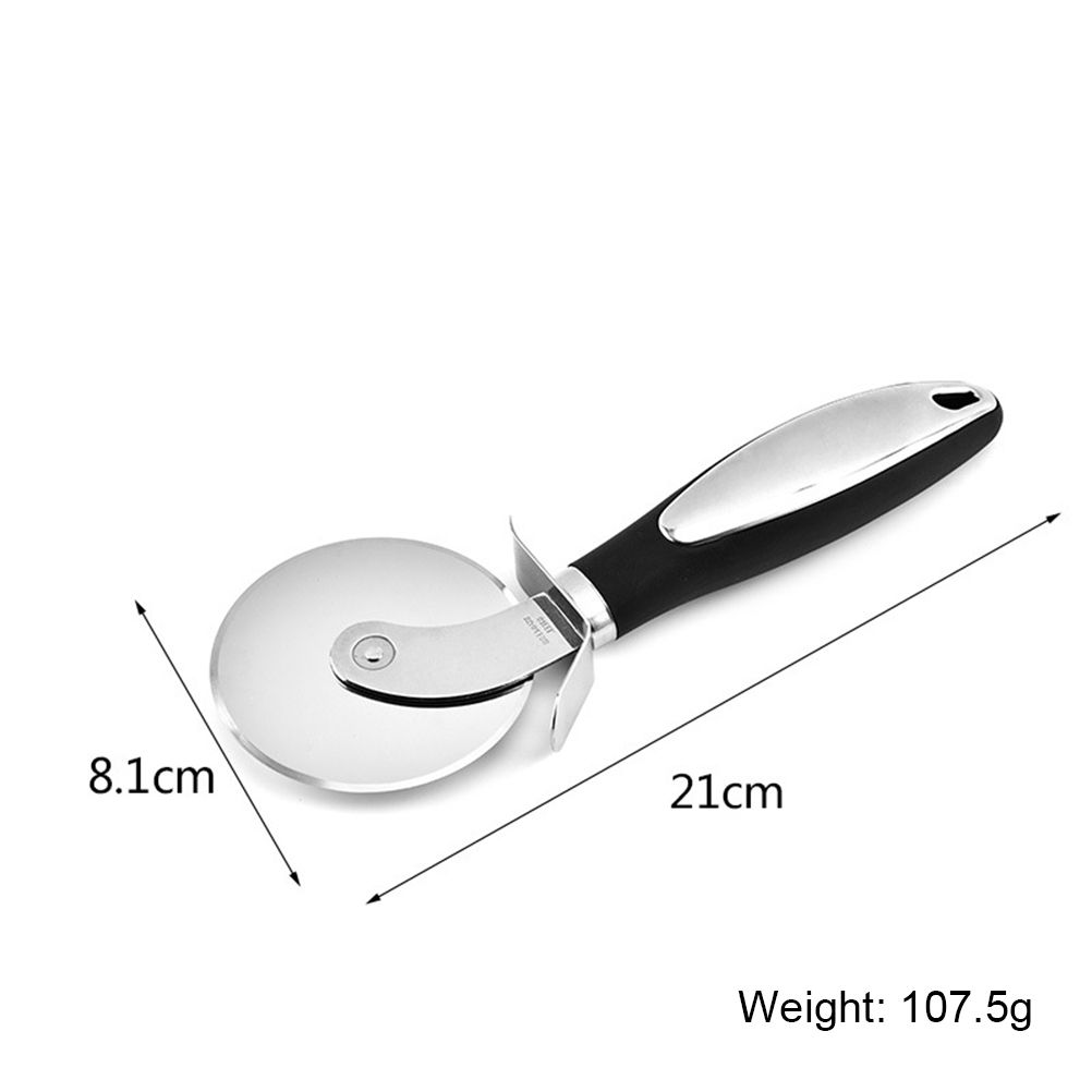 Stainless Steel Pizza Cutter Wheel Kitchen Pizza Cutter with Anti Slip Grip Handle view 2