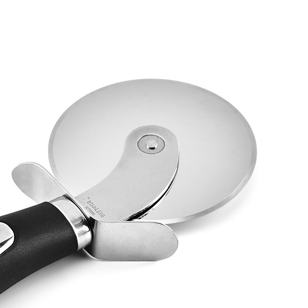 Stainless Steel Pizza Cutter Wheel Kitchen Pizza Cutter with Anti Slip Grip Handle view 3
