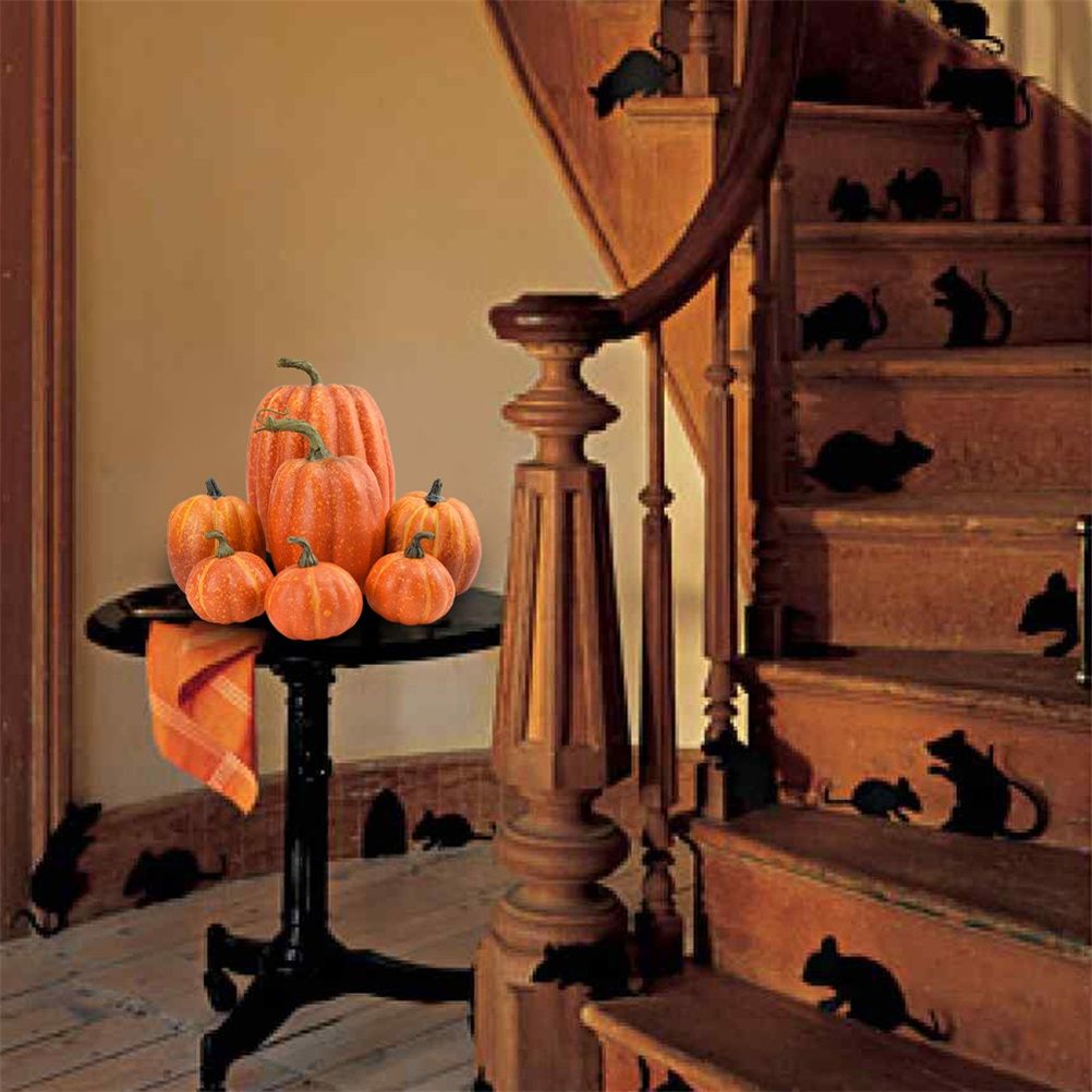 7PCS Simulation Pumpkin Model Artificial Pumpkin Decoration Home Table Decor view 7