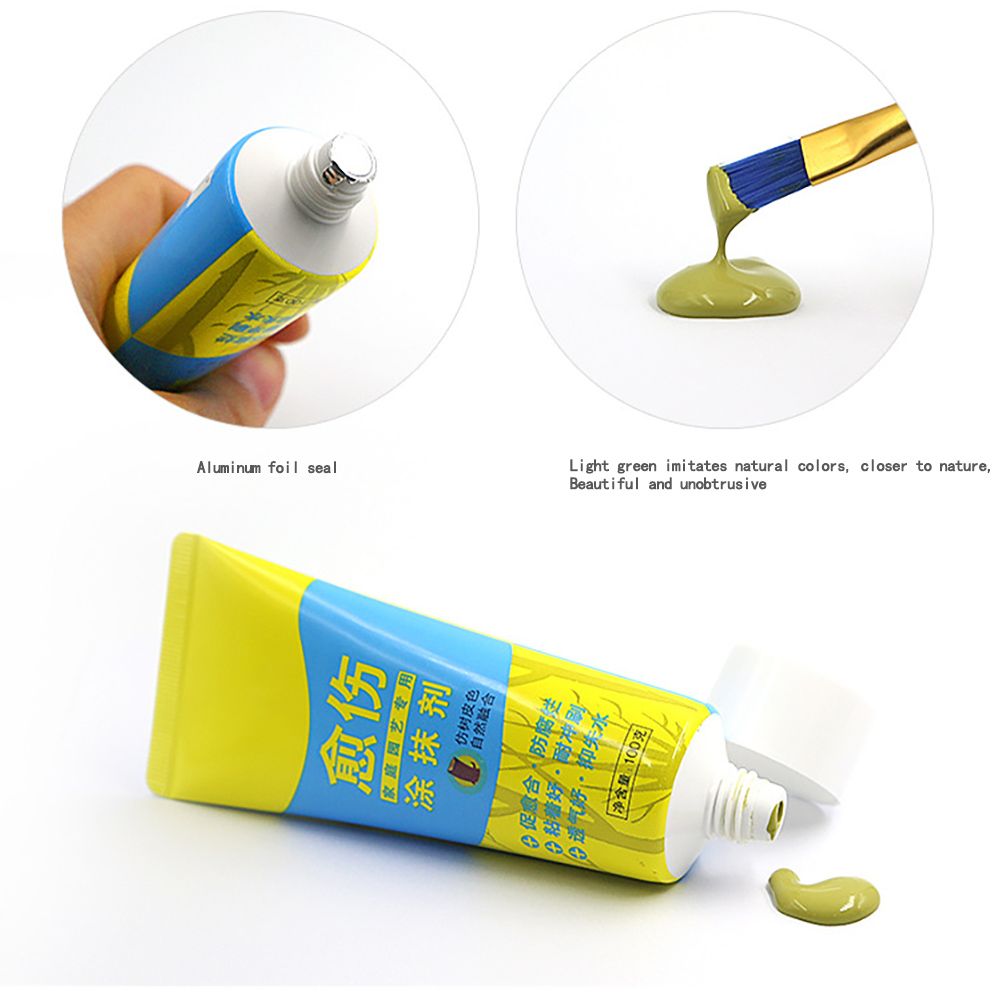 100g Bonsai Grafting Paste Plant Wound Healing Agent with Brush Pruning Paste view 4