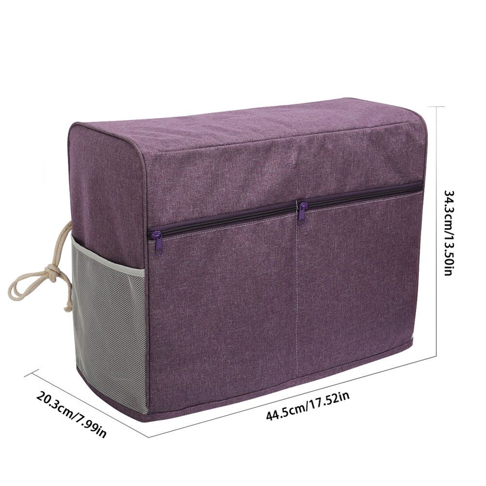 Waterproof Sewing Machine Dust Cover Sewing Equipment Cover Shell with Pockets view 2