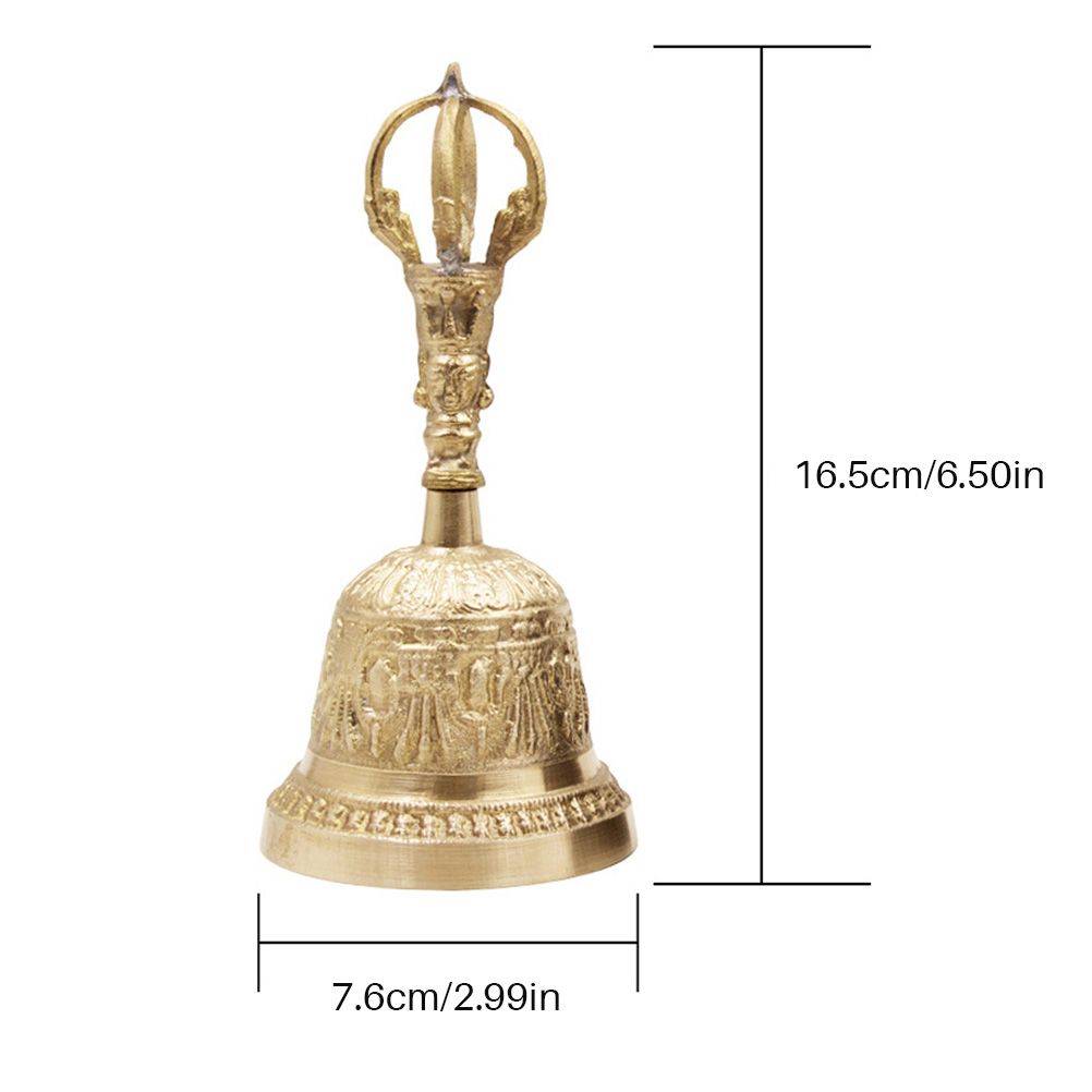 Handmade Hand Bell Tea Meditation Alarm Prayer Tibetan Buddhist Bell view 2