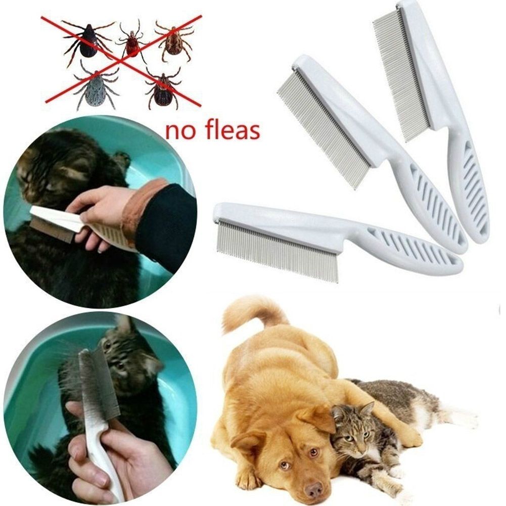 Pet Hair Flea Comb Puppy Cat Hair Grooming Brush Dog Flea Louse Shedding Tools view 8