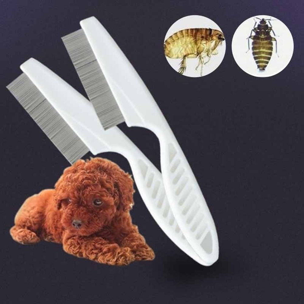 Pet Hair Flea Comb Puppy Cat Hair Grooming Brush Dog Flea Louse Shedding Tools view 9