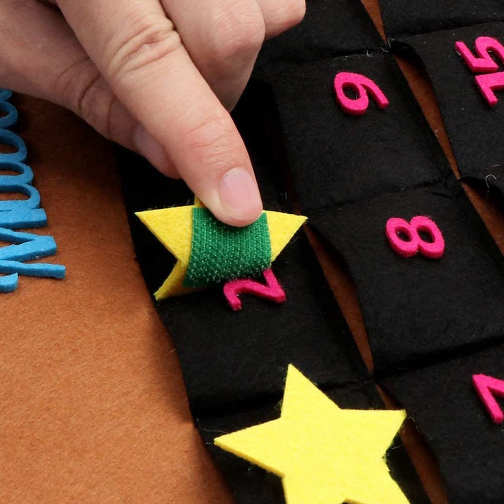Eid Mubarak Countdown Calendar Felt Eid Mubarak Advent Calendar Ramadan Party view 5