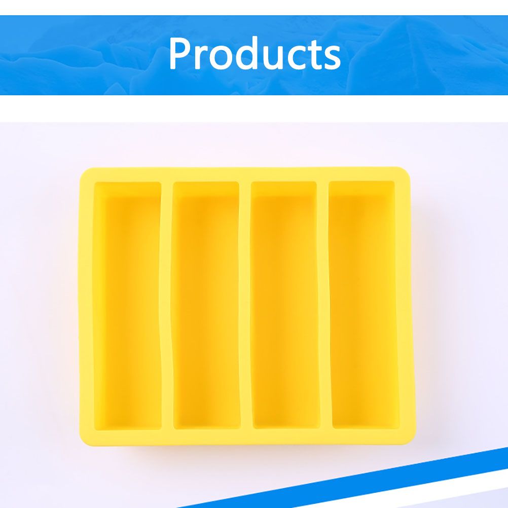 Rectangular Ice Mould Silicone Ice Cube Trays Kitchen Ice Cube Mold view 13