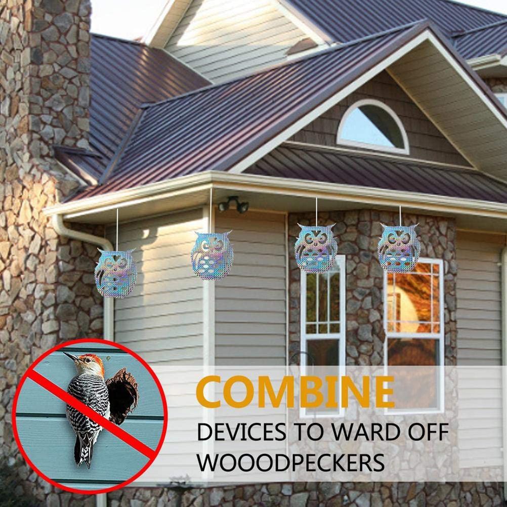 10pcs Anti Collision Alert Stickers Bird Repellent Film Bird Reflective Window view 8
