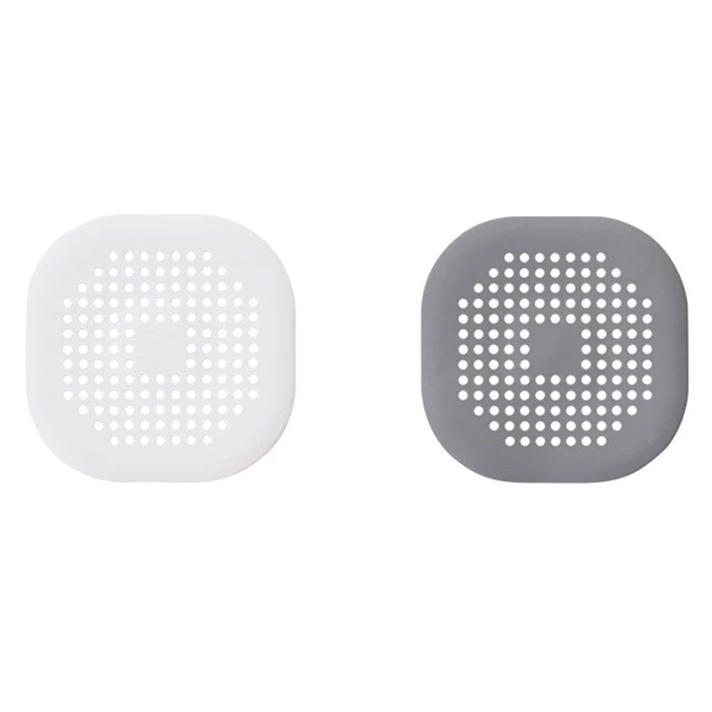 2Pcs Shower Drain Covers Bathtub Drain Hair Catcher Stoppers with Suction Cup view 7