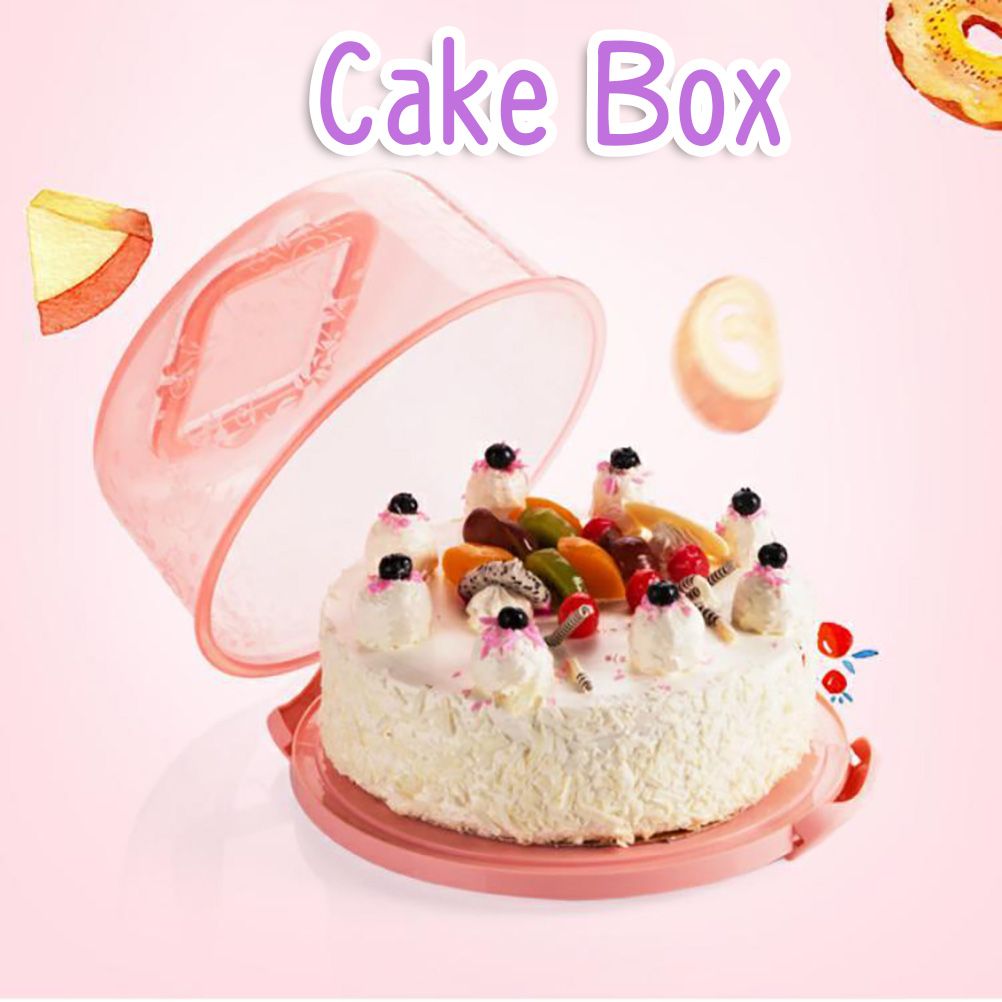 Portable Cupcake Carrier Food Preservation Boxwith Handle Transparent Cake Box view 9