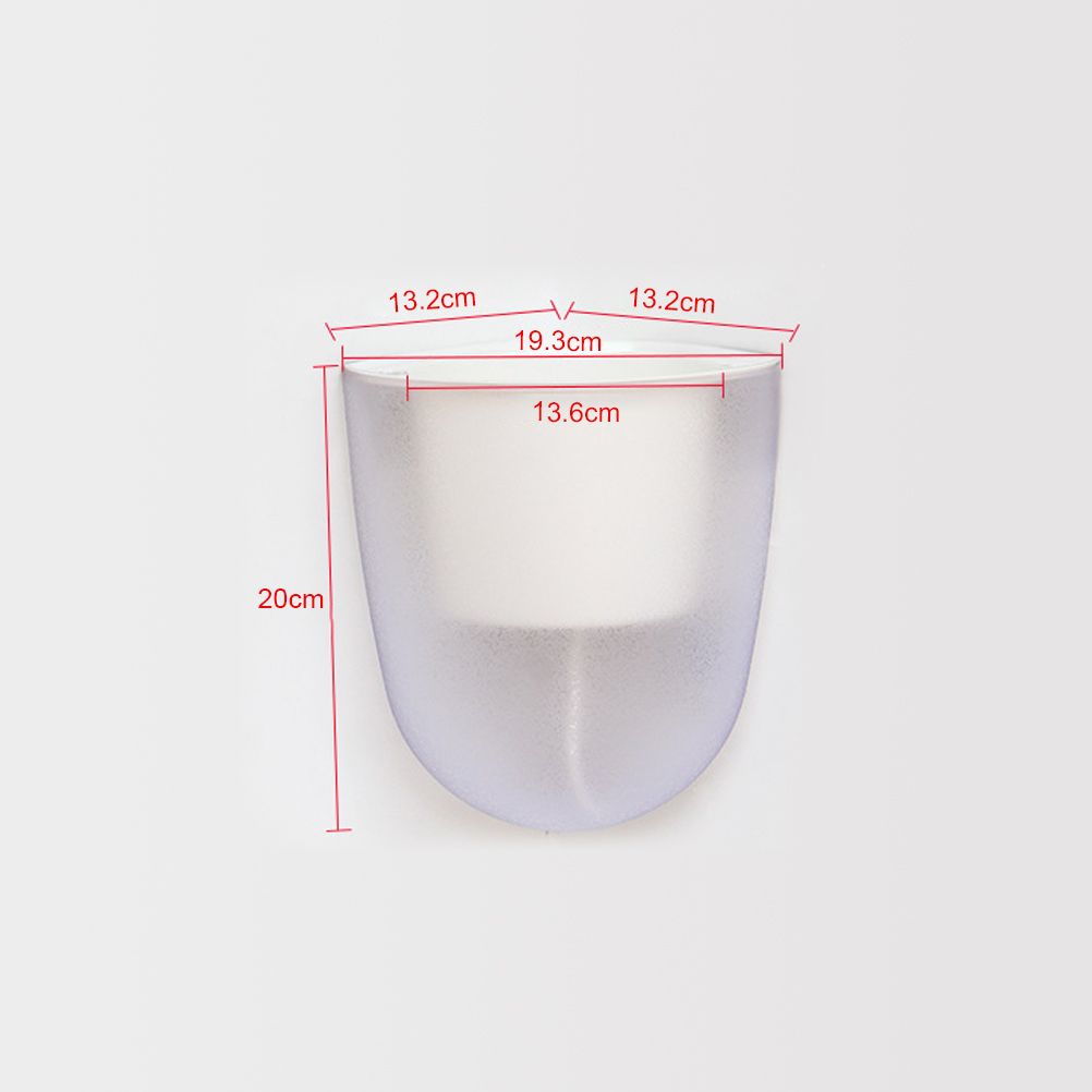 Corner Wall Mounted Flowerpot Self Watering Flower Pot Plastic Plant Pot view 2