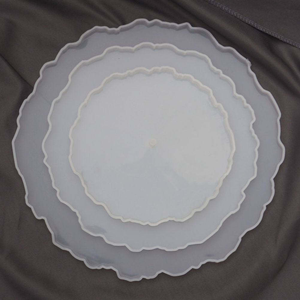 6pcs/set 3 Tier Cake Stand Silicone Resin Tray Molds DIY Irregular Mold Home view 3