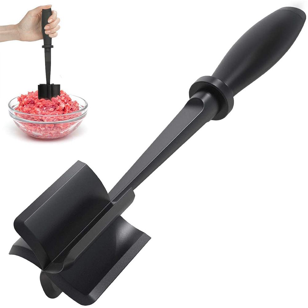 Meat Chopper Multifunctional Ground Beef Masher Ground Beef Turkey Nylon view 2