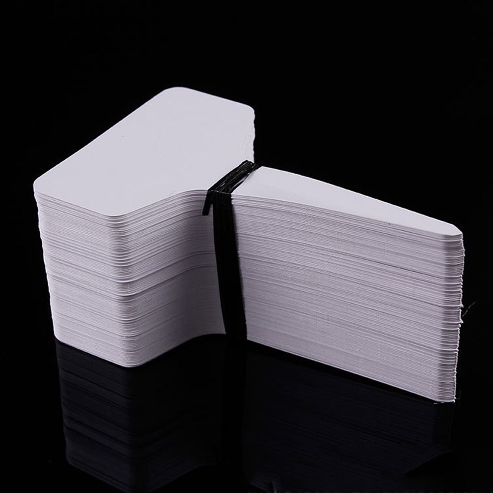 100 pcs PVC Garden Labels White Gardening Plant Sorting Sign Tag Ticket view 3