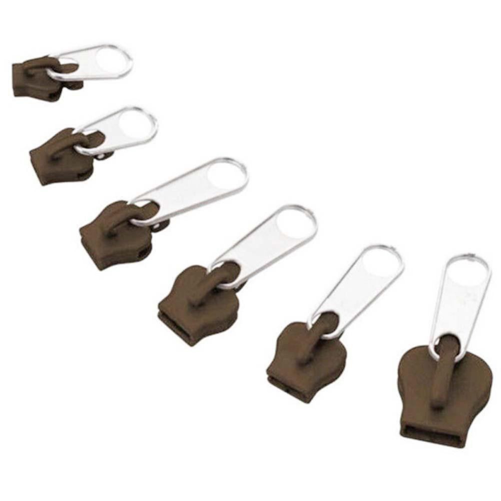 6Pcs Zip Slider Instant Repair Kit Replacement Zipper Pull Kit for Bags view 4