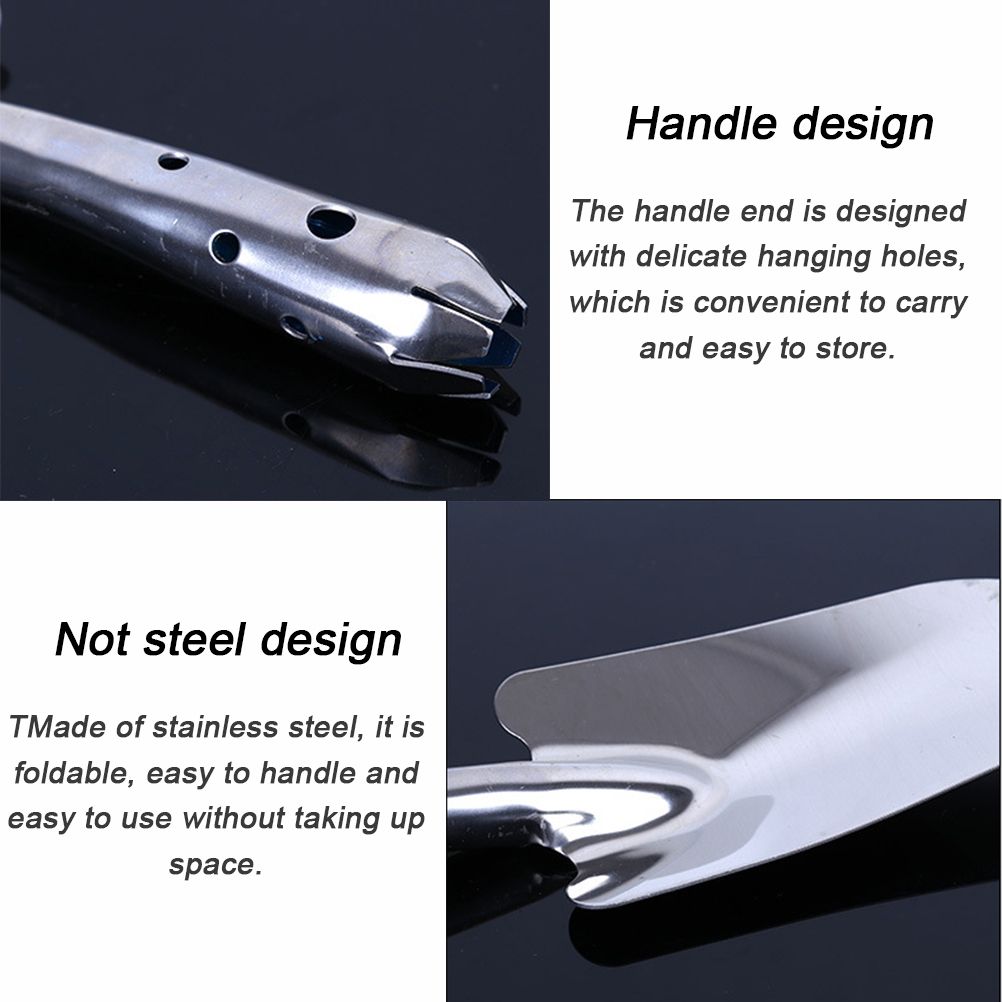 Stainless Steel Garden Trowel Potting Soil Scoop Hand Shovel Tool Soil Diggers view 3