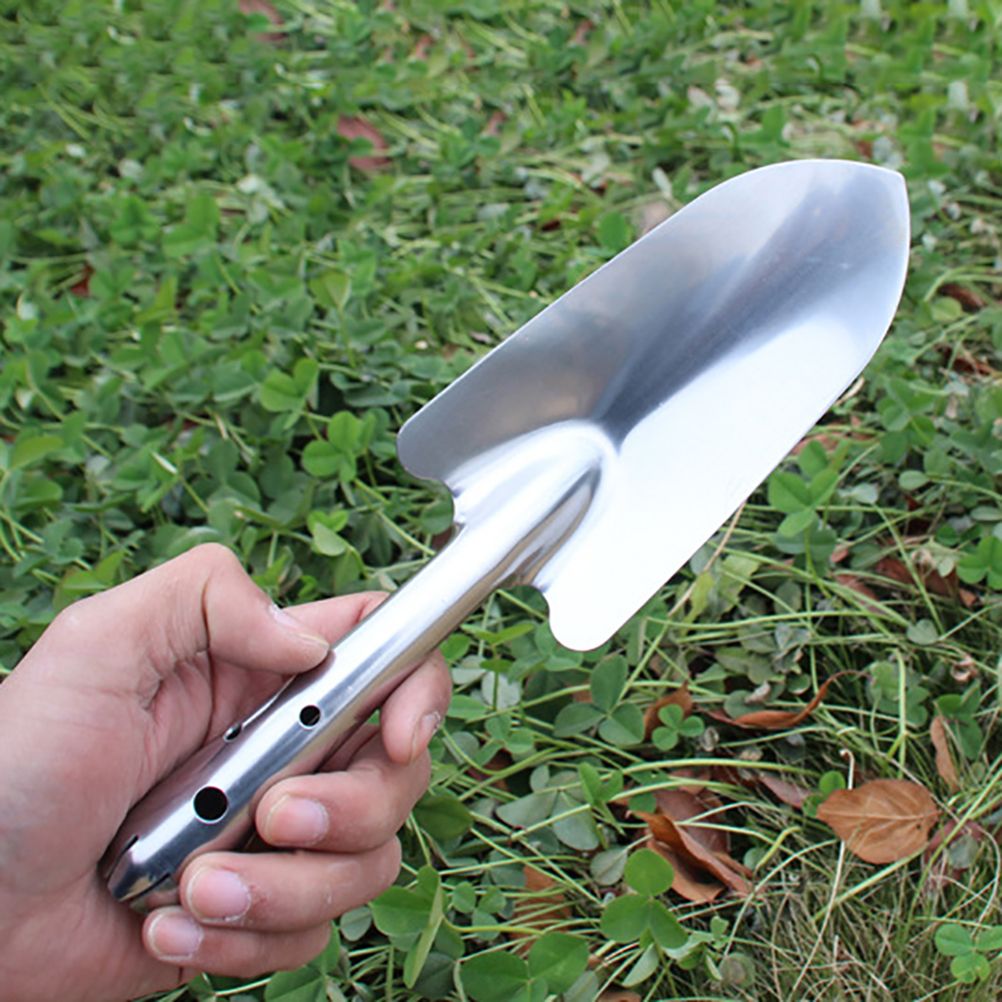 Stainless Steel Garden Trowel Potting Soil Scoop Hand Shovel Tool Soil Diggers view 7