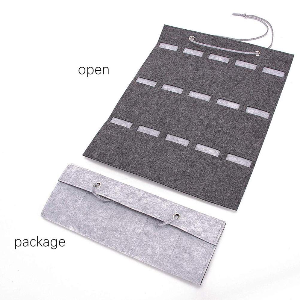Hanging Sunglasses Organizer Wall Mounted 15 Slots Glasses Storage Organizer view 4