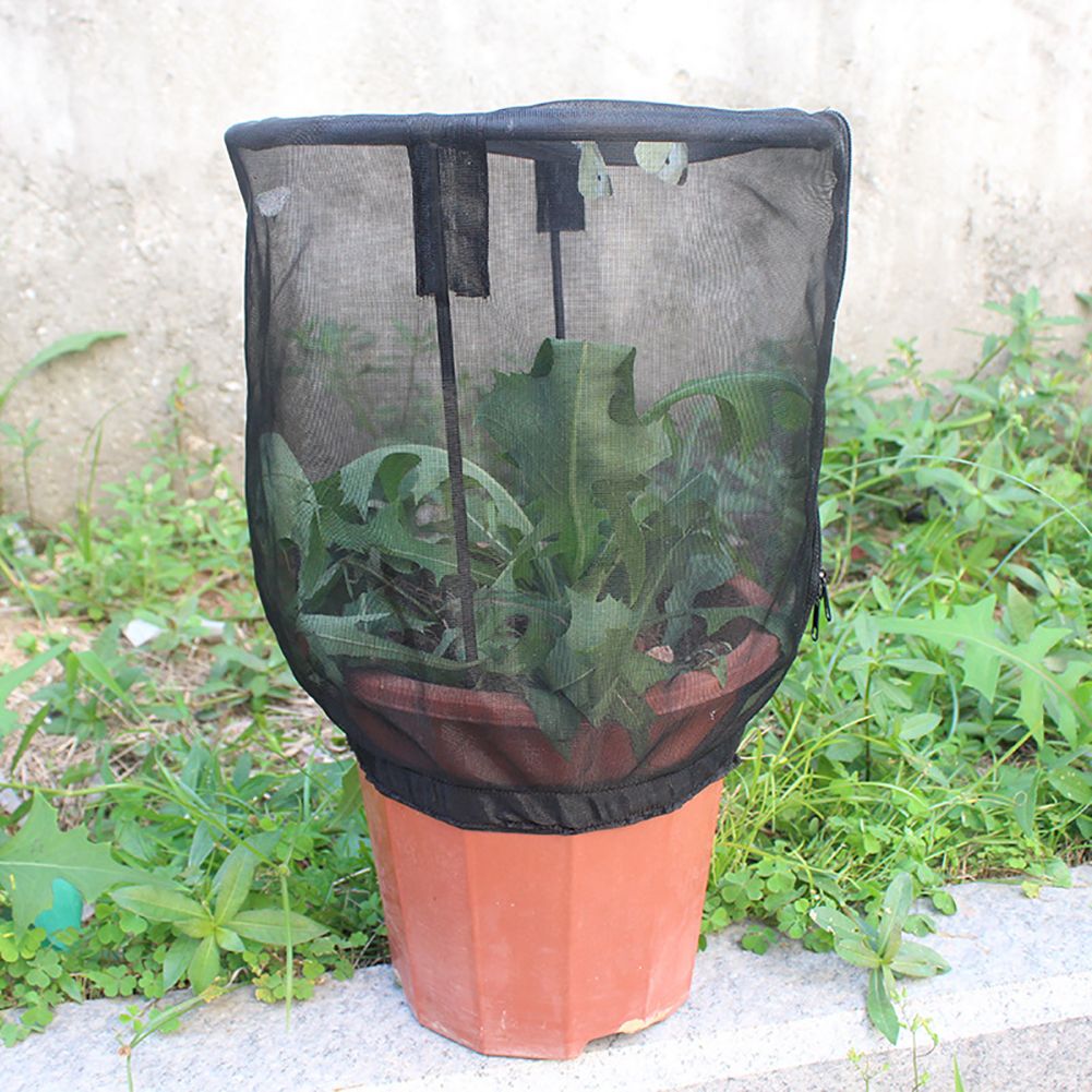 Plant Net Cover Protective Zipper Mesh Net Bag Garden Plant Cover Fruit view 7
