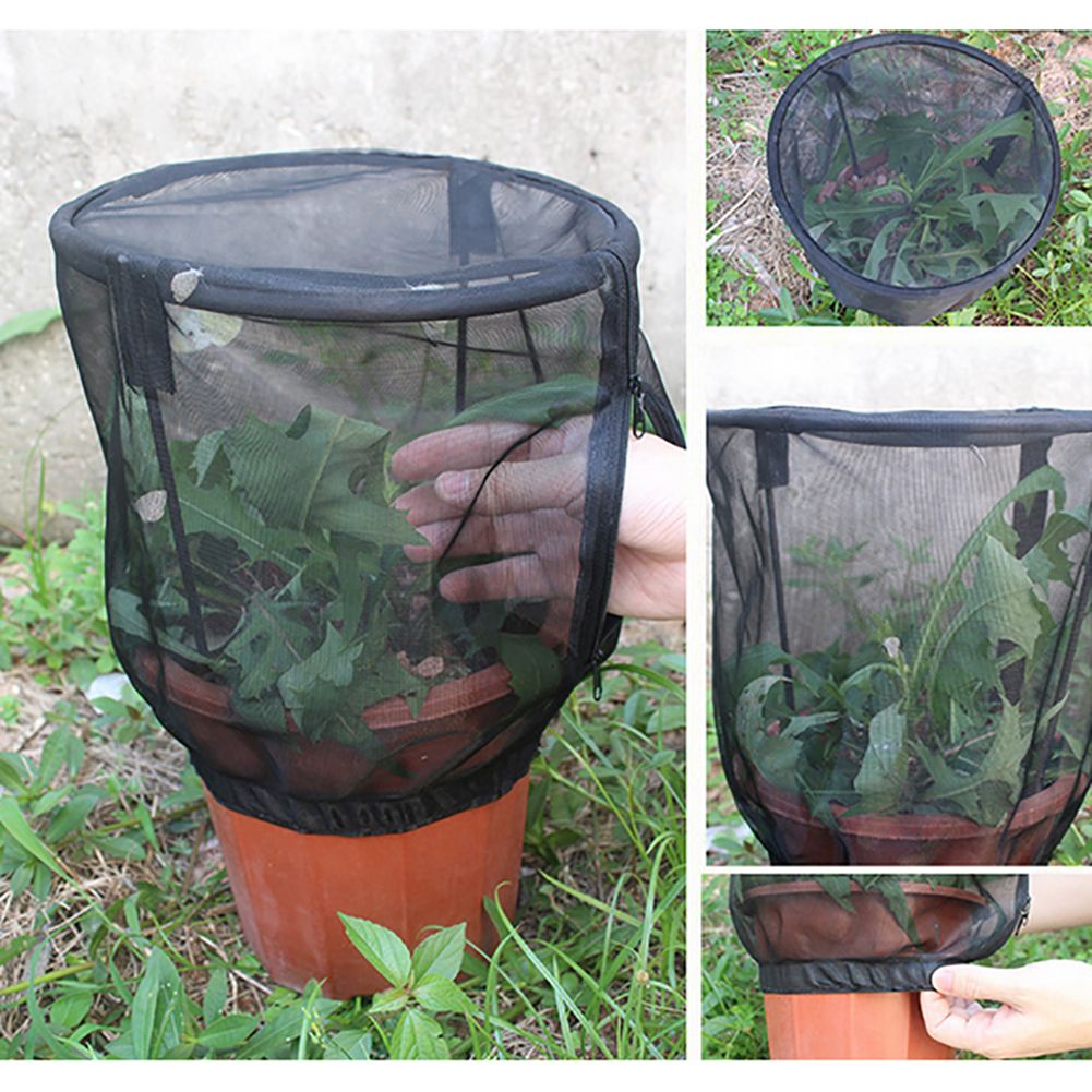 Plant Net Cover Protective Zipper Mesh Net Bag Garden Plant Cover Fruit view 9