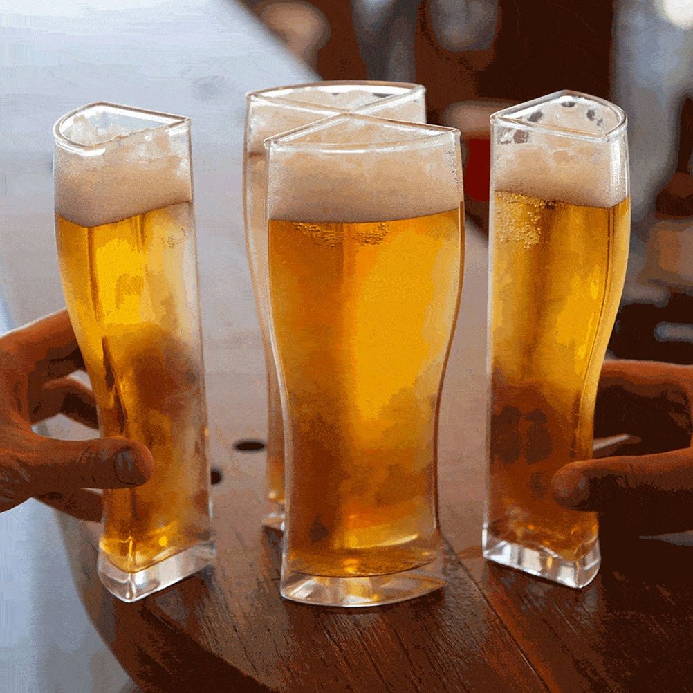 4 in 1 Acrylic Beer Mug 4PCS Beer Mug Party Holiday Birthday Supplies Drink view 2