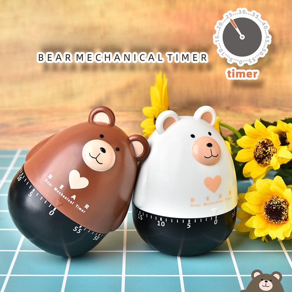 Bear Kitchen Timer Mechanical Kitchen Timer Clock Multipurpose Lovely Kitchen view 6