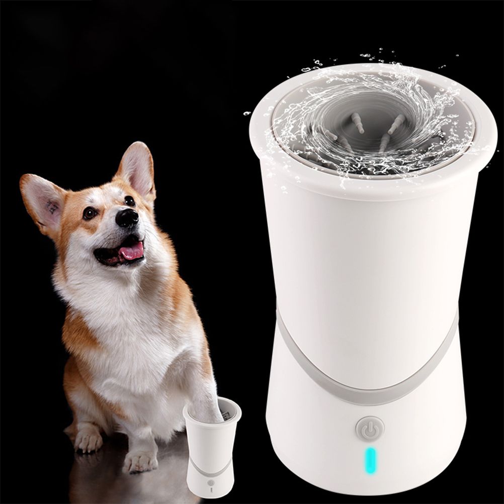 Pet Foot Washer USB Charging Automatic Dog Paw Cleaner Silicone Pet Foot view 3