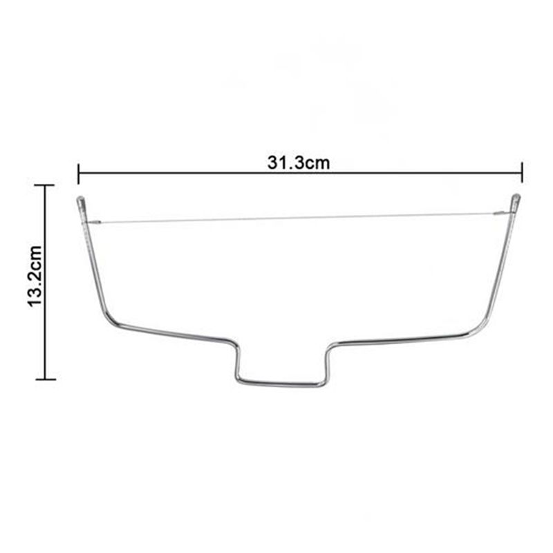 1PC Stainless Steel Adjustable Wire Cake Cutter Grater Leveler DIY Cake Baking view 9