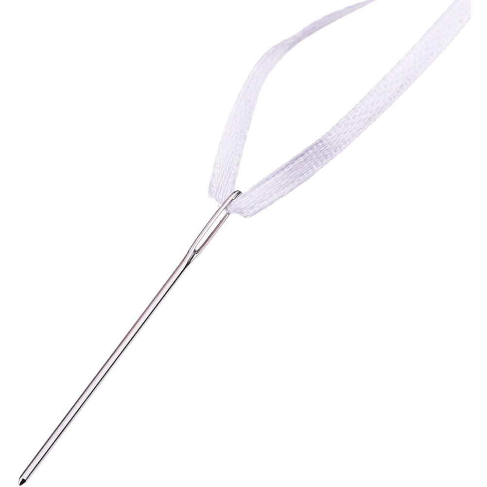 Large Eye Blunt Needles Steel Yarn Knitting Sewing Needles for Leather view 2
