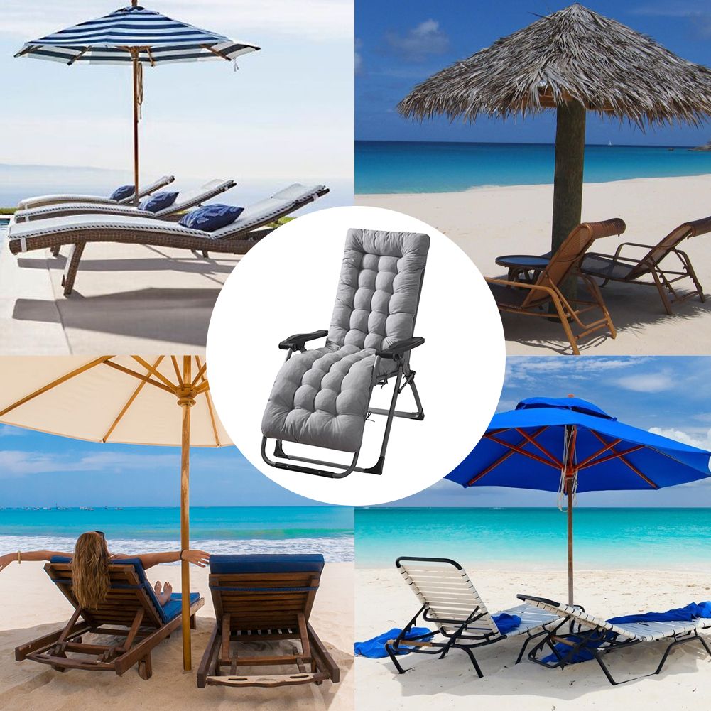 Patio Chaise Lounge Cushions Sun Lounger Cushions Pad Lounge Chair Cushion for view 7