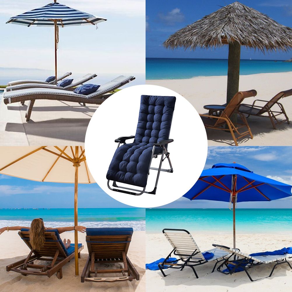 Patio Chaise Lounge Cushions Sun Lounger Cushions Pad Lounge Chair Cushion for view 6