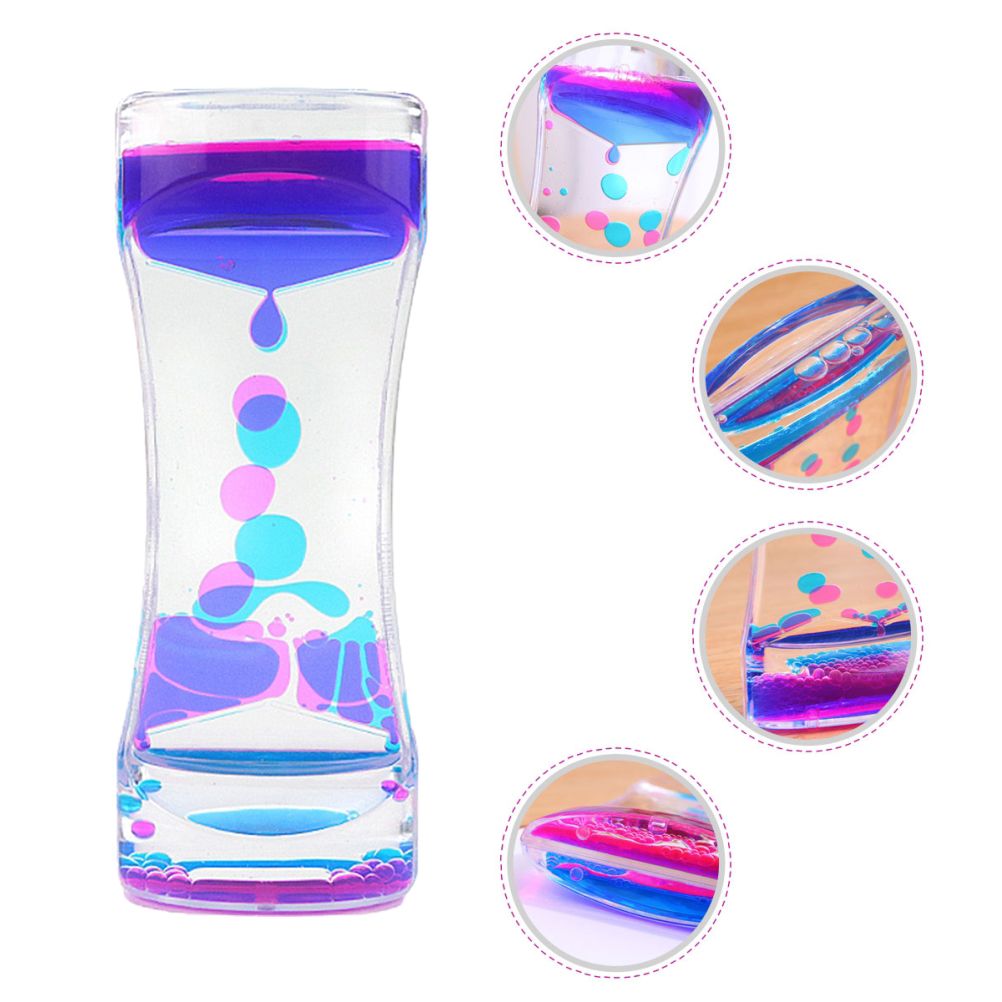 Colorful Liquid Timer Anxiety Relief Toys Liquid Motion Timer Bubble Timer Oil view 6