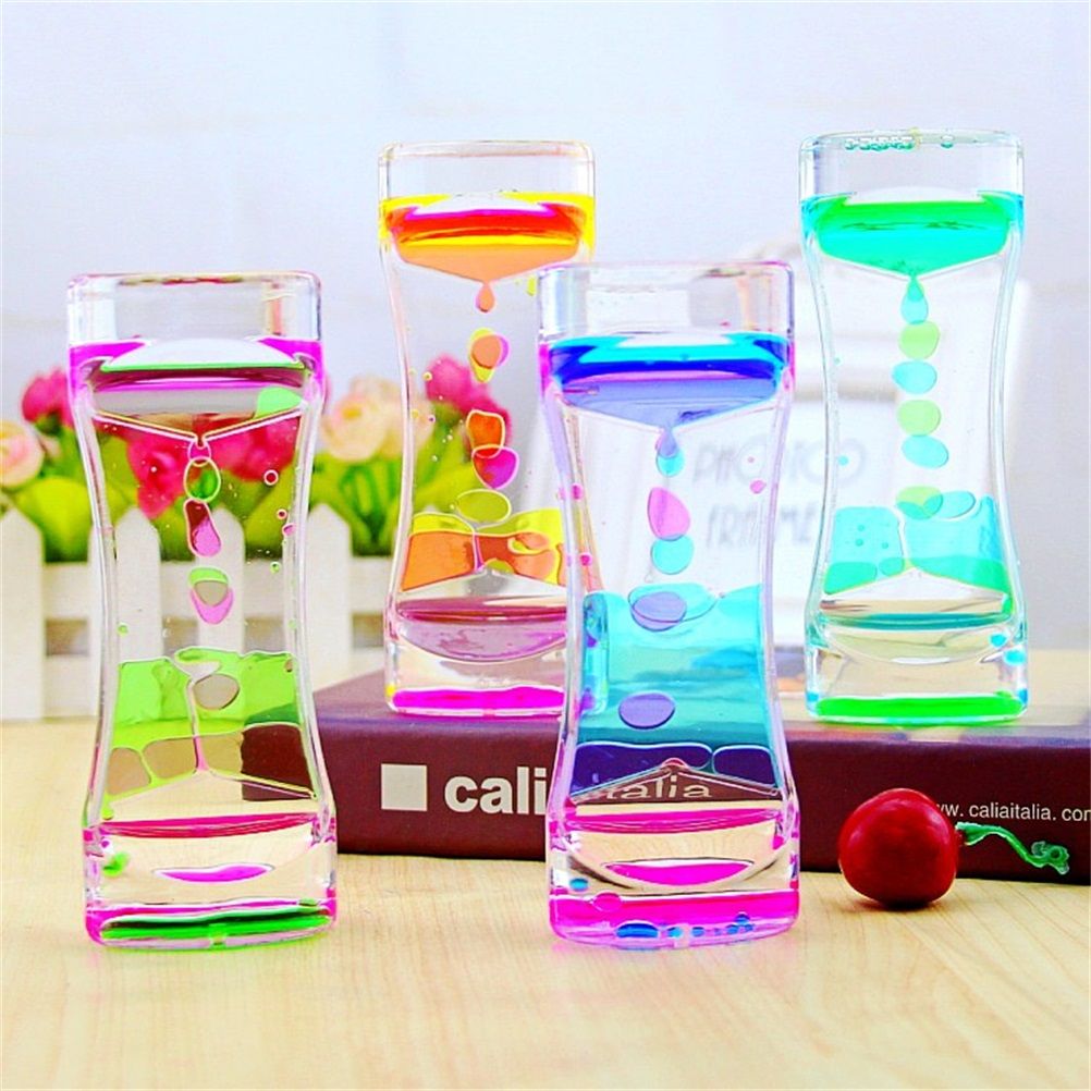 Colorful Liquid Timer Anxiety Relief Toys Liquid Motion Timer Bubble Timer Oil view 10
