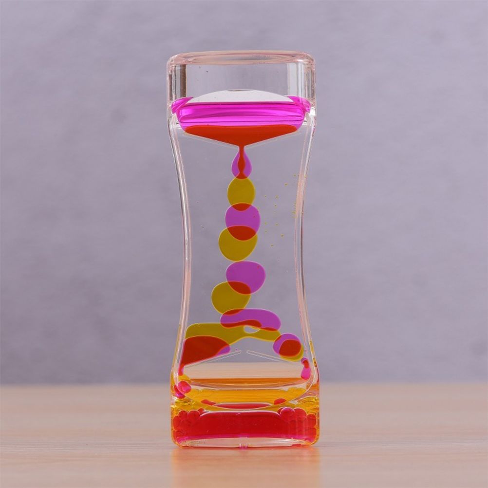 Colorful Liquid Timer Anxiety Relief Toys Liquid Motion Timer Bubble Timer Oil view 9