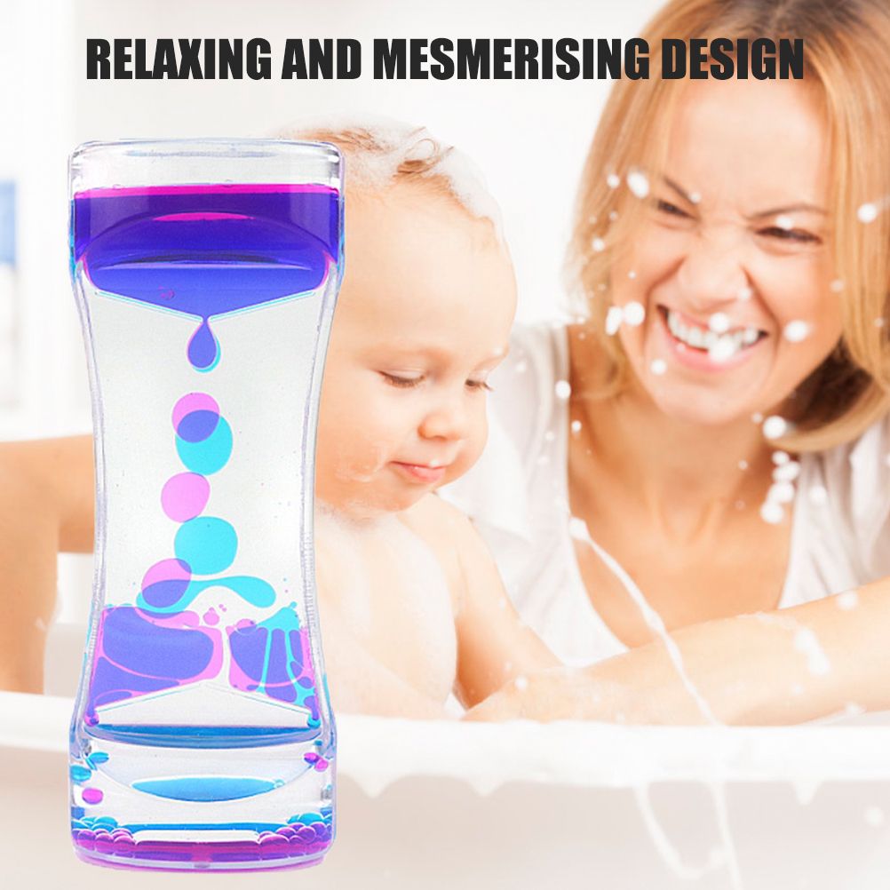 Colorful Liquid Timer Anxiety Relief Toys Liquid Motion Timer Bubble Timer Oil view 14