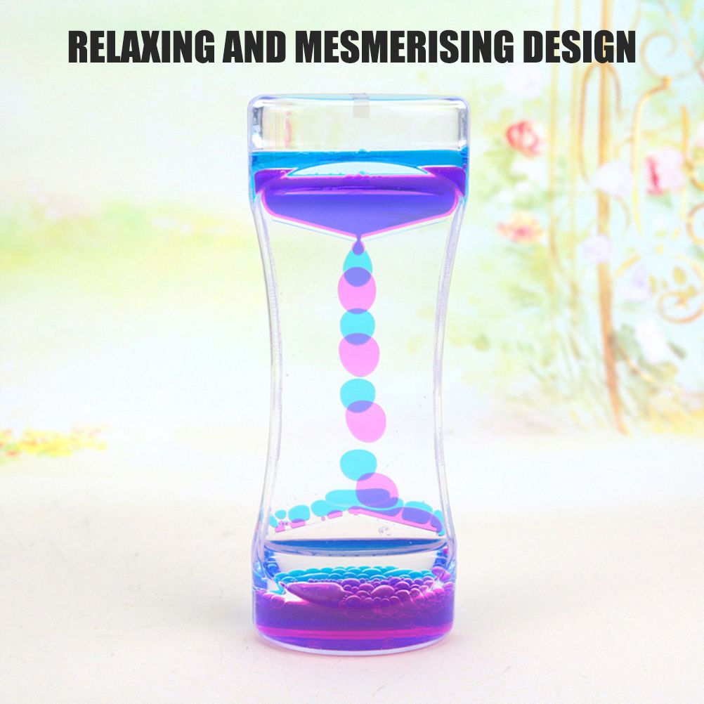 Colorful Liquid Timer Anxiety Relief Toys Liquid Motion Timer Bubble Timer Oil view 11