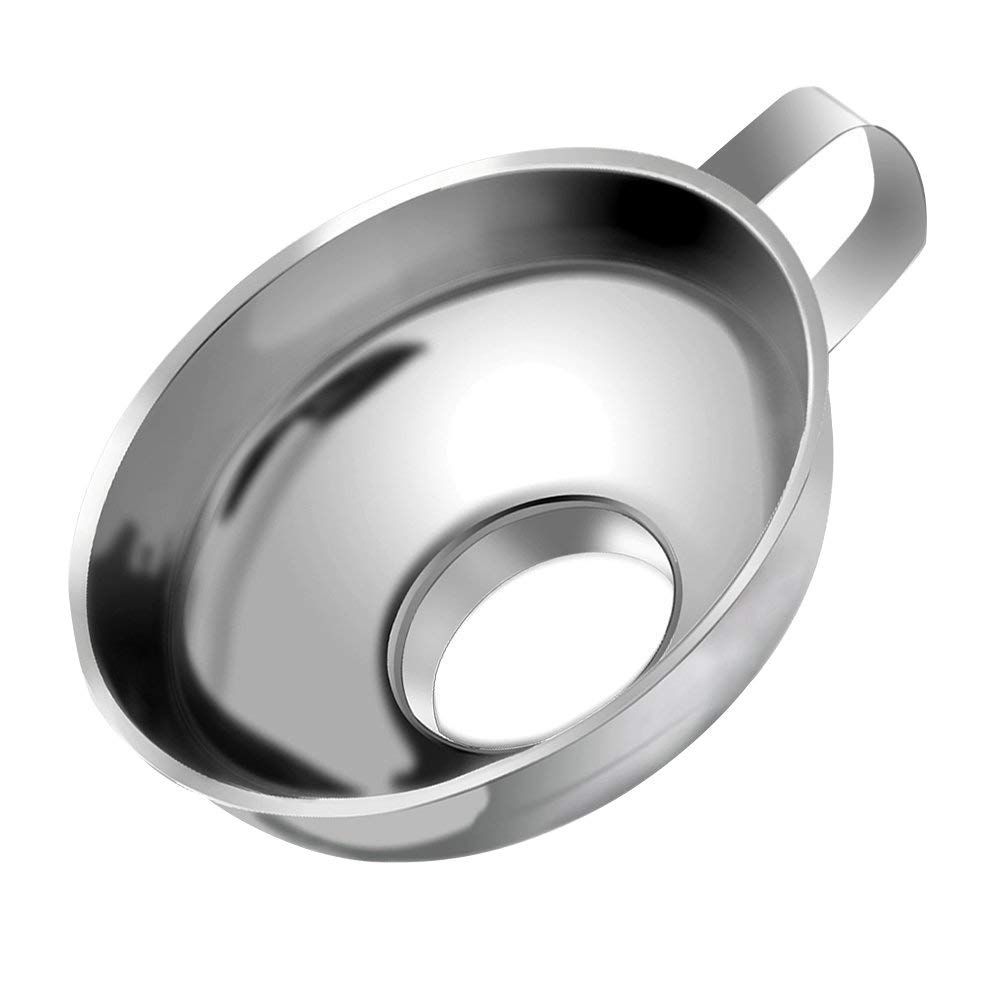 Stainless Steel Wide Mouth Canning Funnel Kitchen Cooking Tools Gadgets Funnel view 2