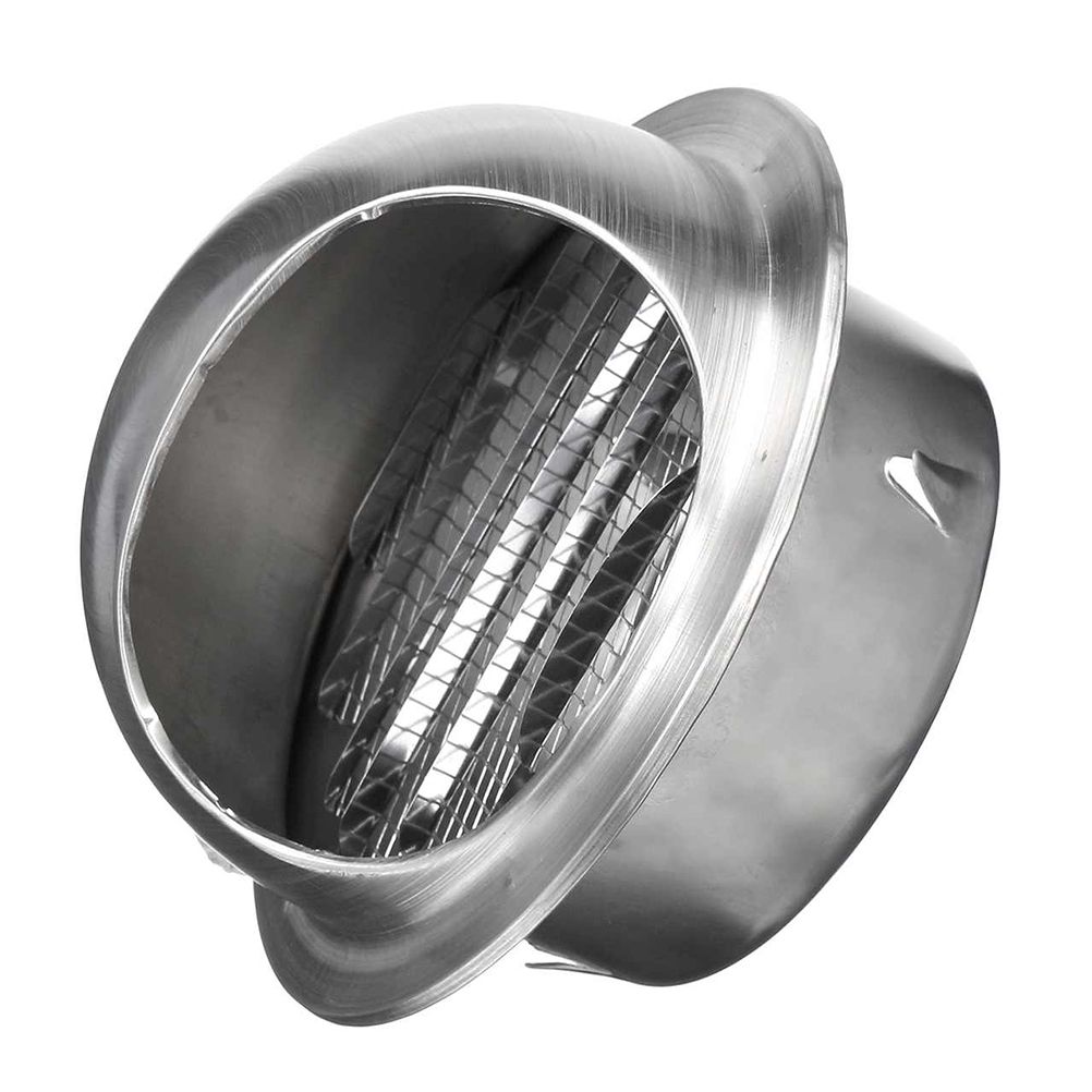 100/150mm Ventilation Outlet Stainless Steel Air Vent Grille Cover view 5