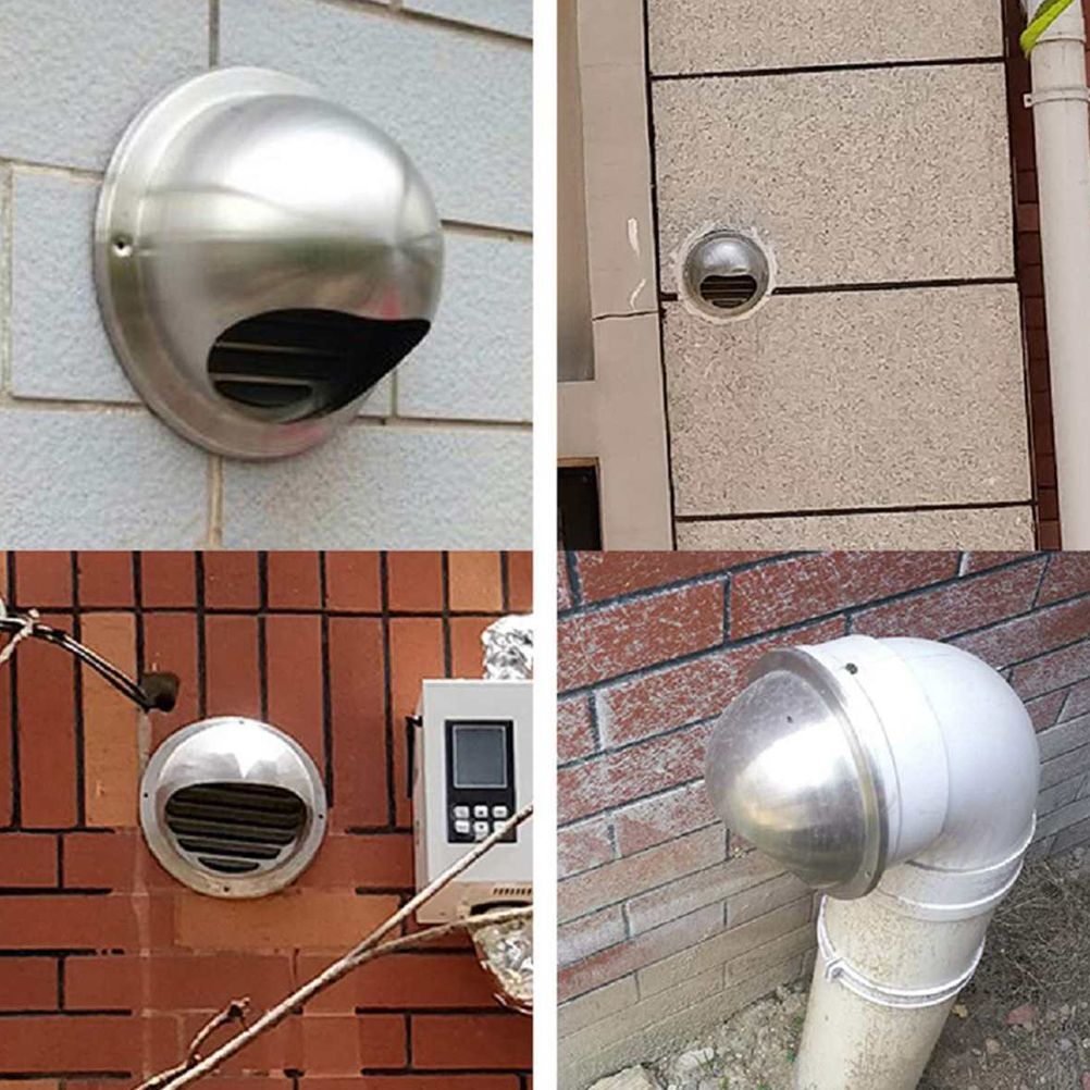 100/150mm Ventilation Outlet Stainless Steel Air Vent Grille Cover view 7